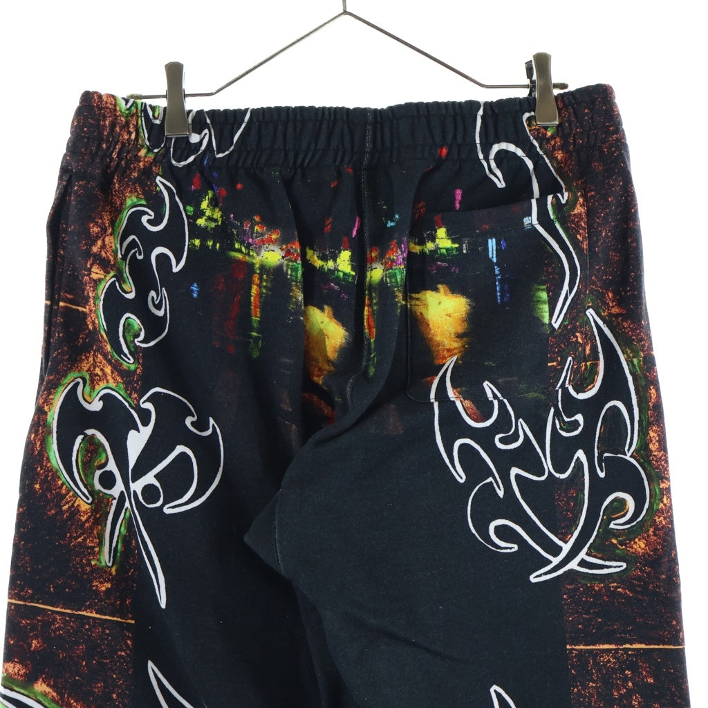 SUPREME(シュプリーム) 22SS East Broadway Sweatpant イーストブロードウェイ 総柄ロゴ スウェットパンツ ブラック