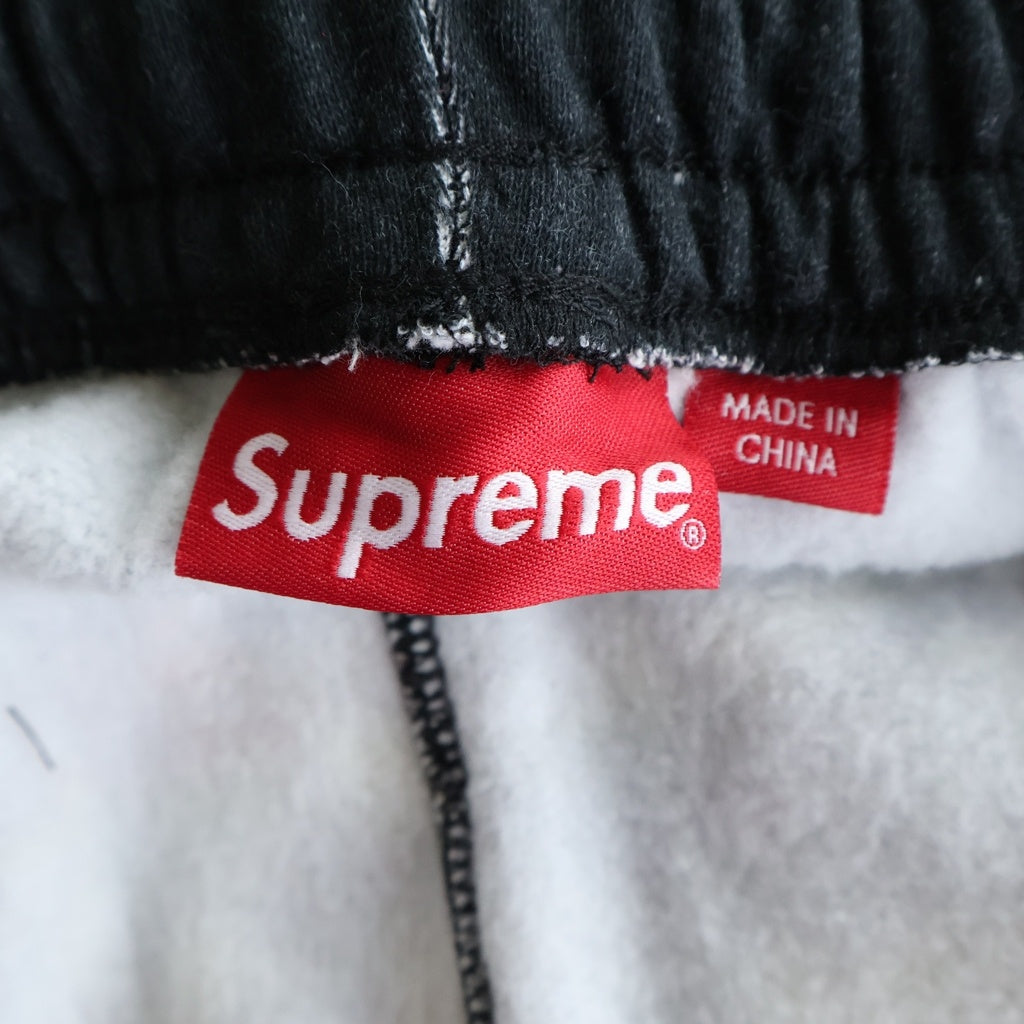SUPREME(シュプリーム) 22SS East Broadway Sweatpant イーストブロードウェイ 総柄ロゴ スウェットパンツ ブラック