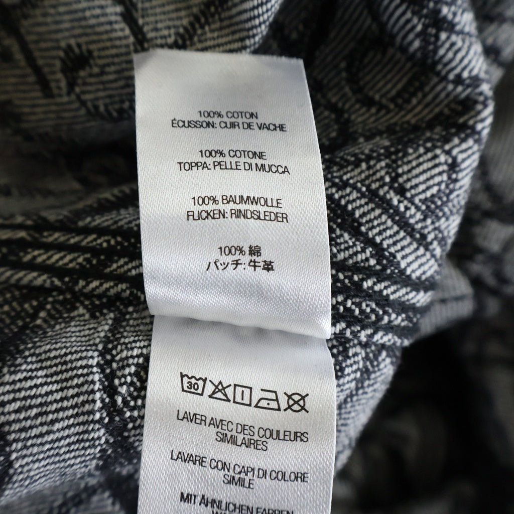SUPREME(シュプリーム) 22AW Script Jacquard Denim Trucker Jacket スクリプトジャガードロゴ デニムトラックジャケット インディゴ