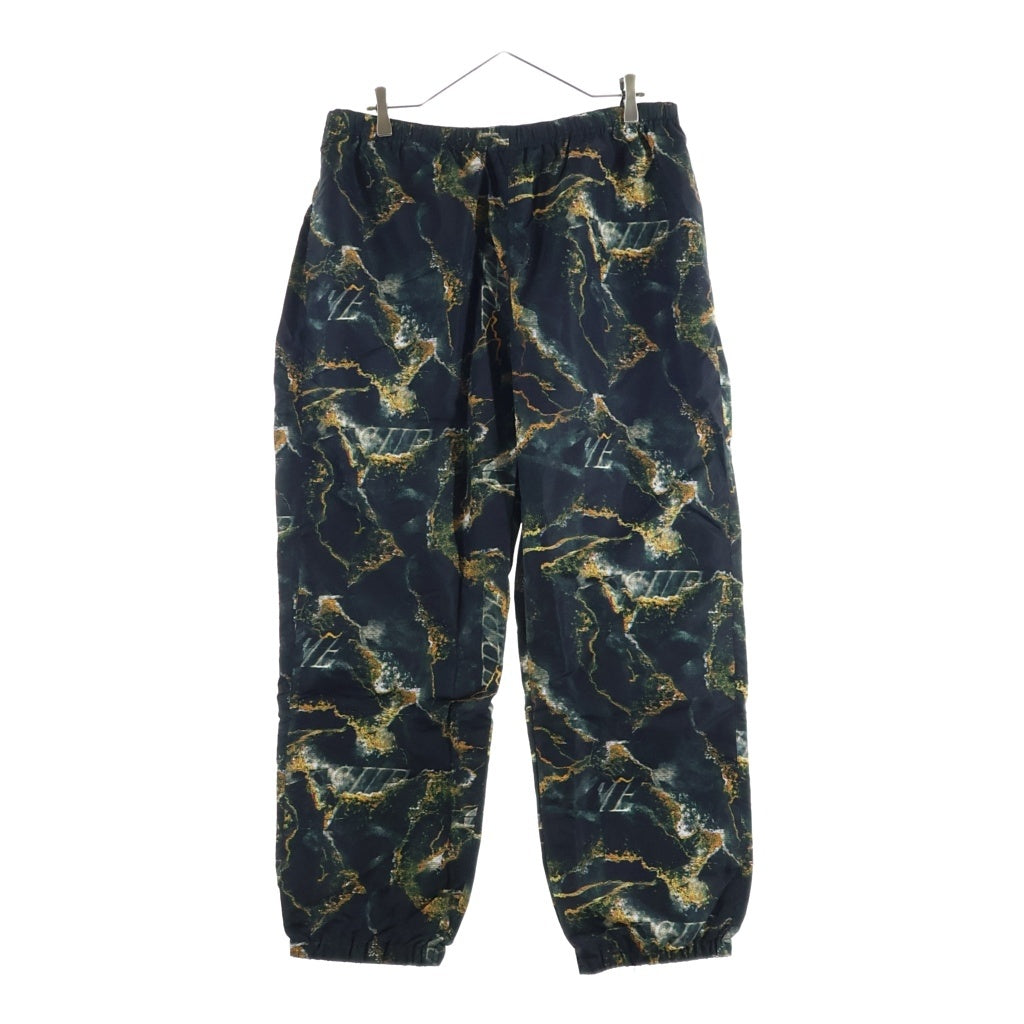 SUPREME(シュプリーム) 20AW Marble Track Pants マーブル 総柄ロゴ ナイロン トラックパンツ ブラック