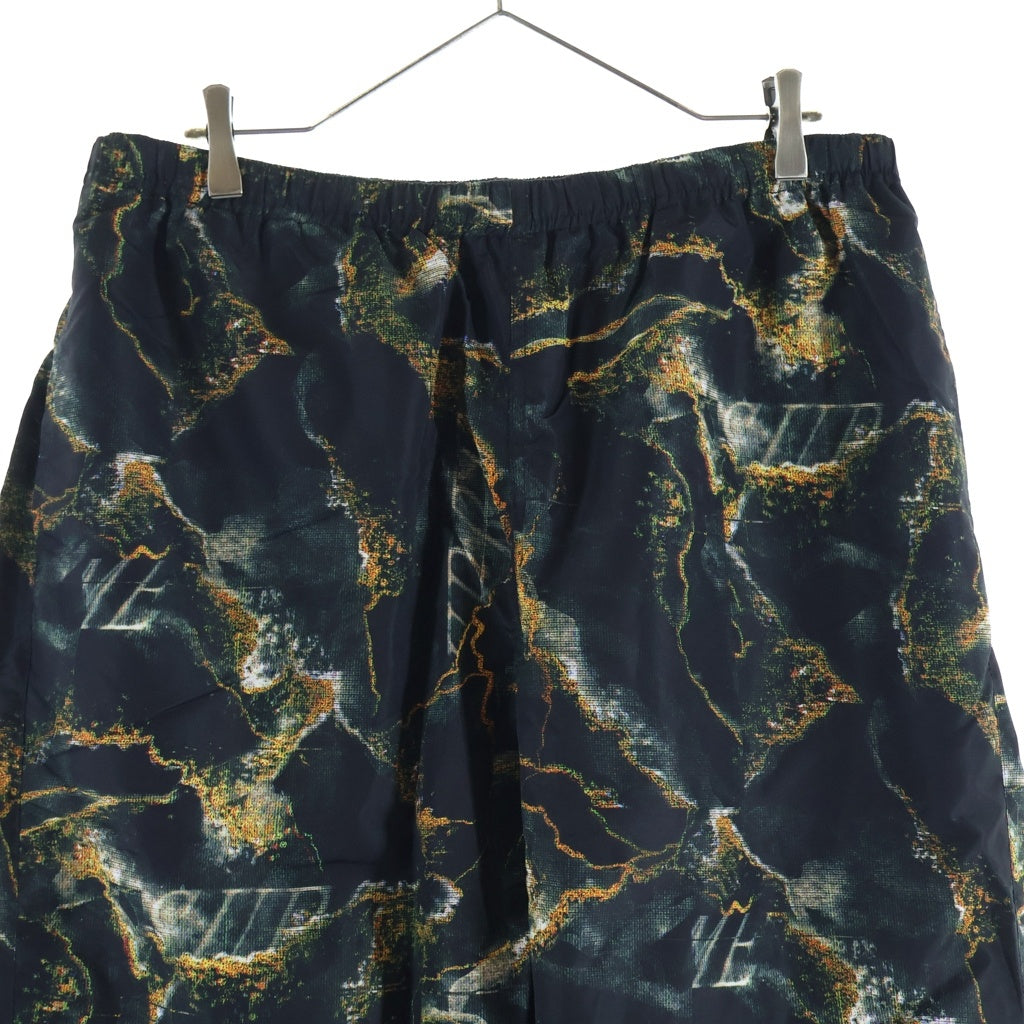 SUPREME(シュプリーム) 20AW Marble Track Pants マーブル 総柄ロゴ ナイロン トラックパンツ ブラック