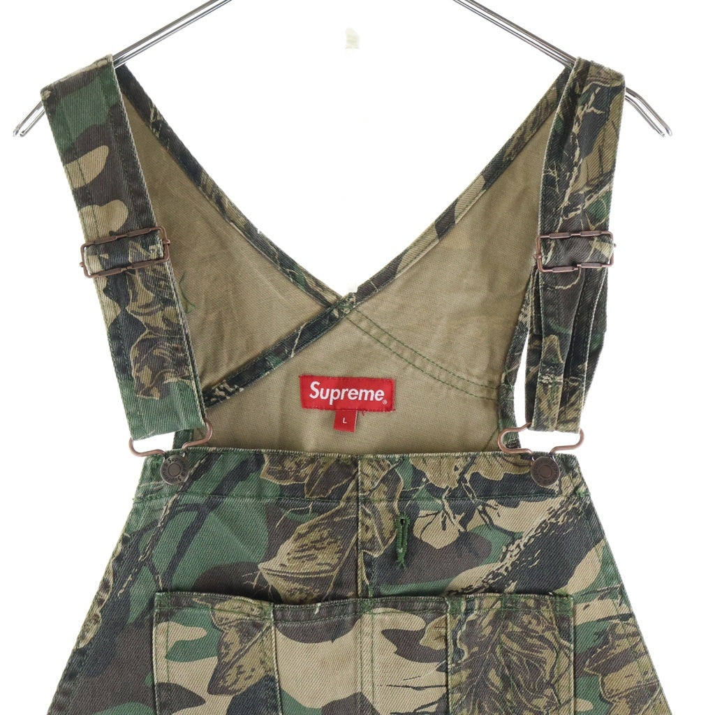 SUPREME(シュプリーム) 22AW Cargo Denim Overalls Branch Woodland Camo ブランチウッドカモ カーゴデニムオーバーオール オールインワン マルチカラー