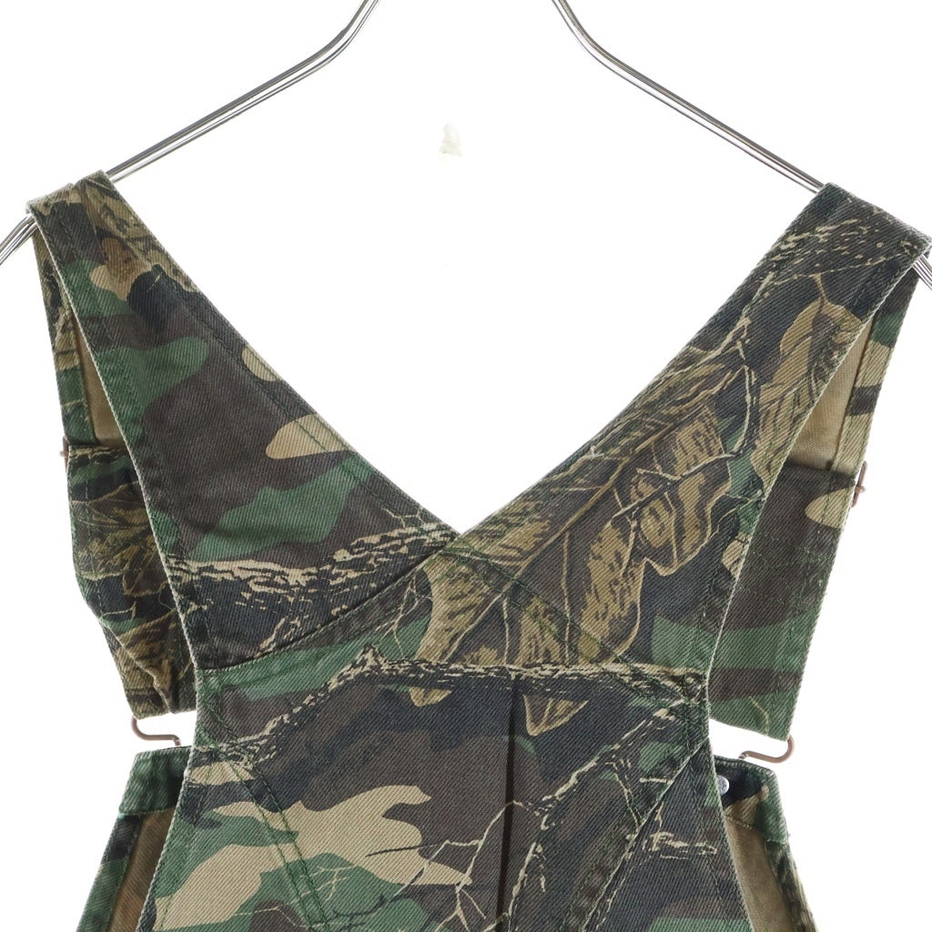SUPREME(シュプリーム) 22AW Cargo Denim Overalls Branch Woodland Camo ブランチウッドカモ カーゴデニムオーバーオール オールインワン マルチカラー