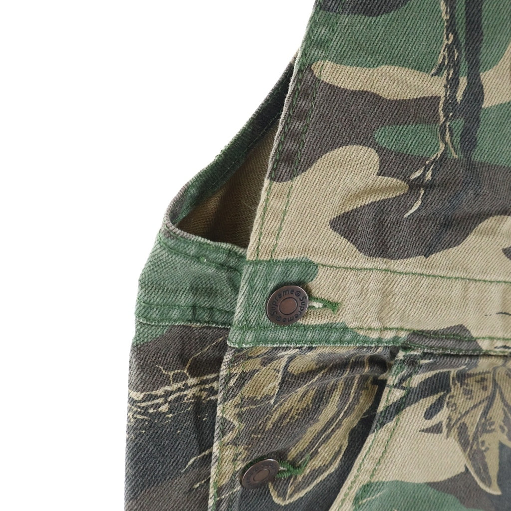 SUPREME(シュプリーム) 22AW Cargo Denim Overalls Branch Woodland Camo ブランチウッドカモ カーゴデニムオーバーオール オールインワン マルチカラー