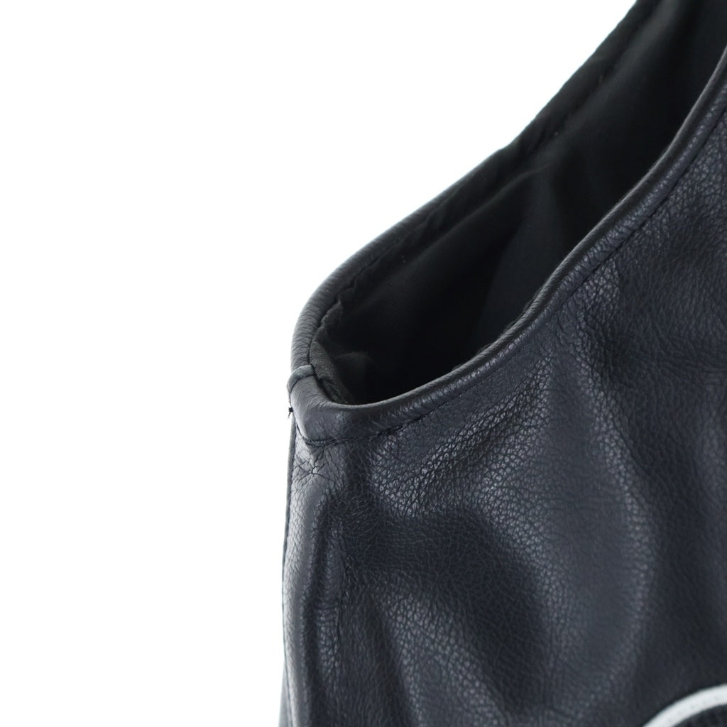 SUPREME(シュプリーム) 21SS ×Vanson Leathers Spider Web Vest ヴァンソンレザー スパイダーウェブ レザーベスト ブラック