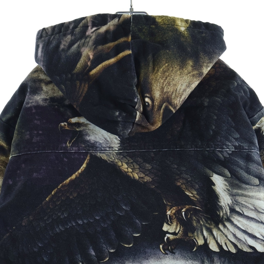 SUPREME(シュプリーム) 21SS Eagle Hooded Work Jacket オーバーイーグルプリント フーデッドワークジャケット ブラック
