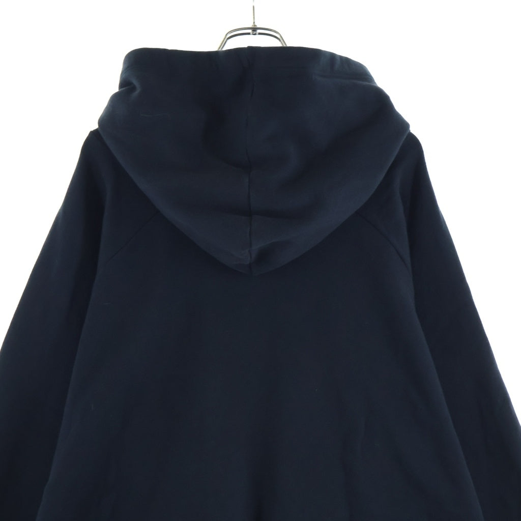 RAF SIMONS(ラフシモンズ) 03AW CLOSER期 Peter Saville DAZZLE SHIPS hoodie グラフィックパッチ付き オーバーサイズ スウェットプルオーバーパーカー ブラック