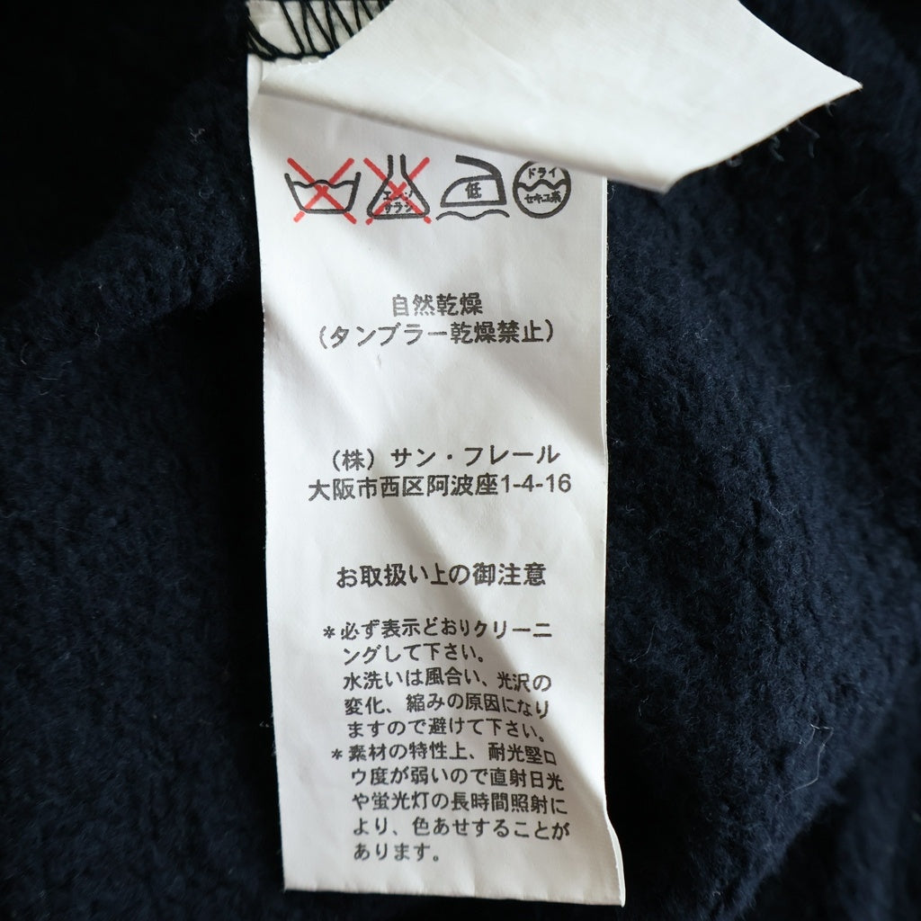 RAF SIMONS(ラフシモンズ) 03AW CLOSER期 High Neck Print Sweat アーカイブ プリントロゴ ハイネック スウェットシャツ ブラック