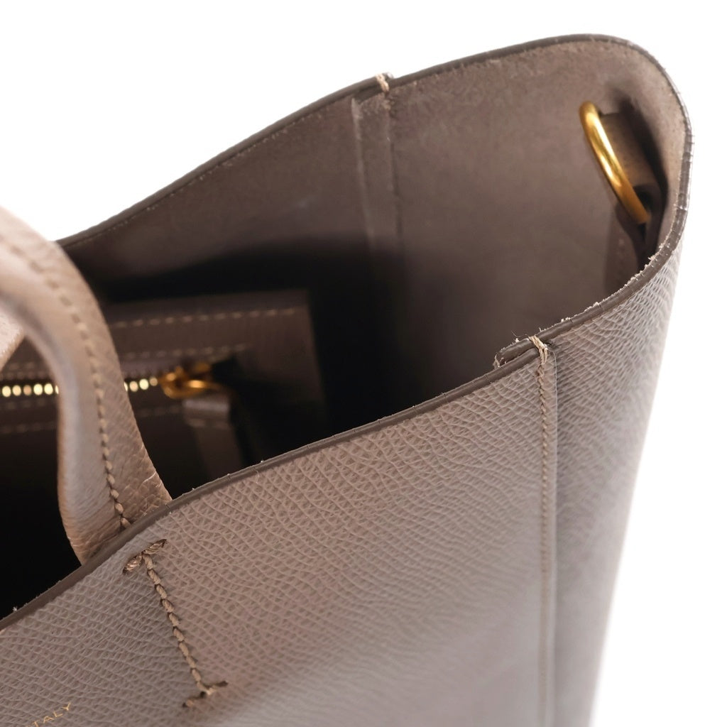 CELINE(セリーヌ) バーティカル スモール カバ 2WAY トートバッグ ベージュ レディース