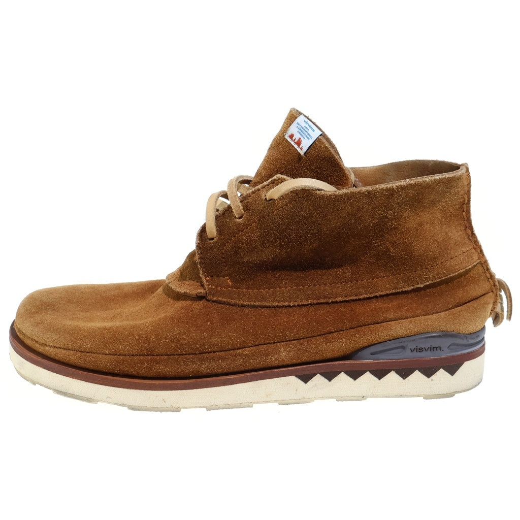 VISVIM(ヴィスヴィム) GRIS MOC MID FLAT グリスモック ミッドフラット スウェードスニーカー ブラウン