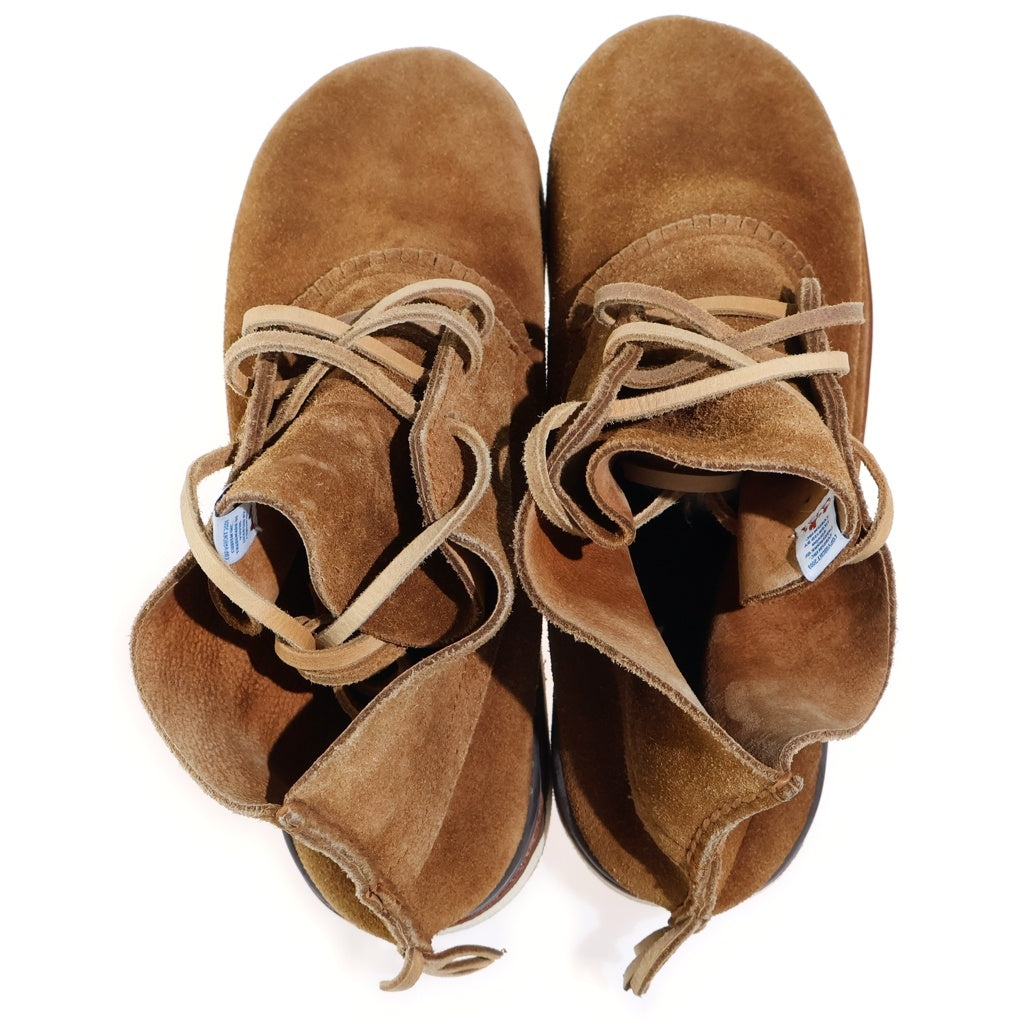 VISVIM(ヴィスヴィム) GRIS MOC MID FLAT グリスモック ミッドフラット スウェードスニーカー ブラウン