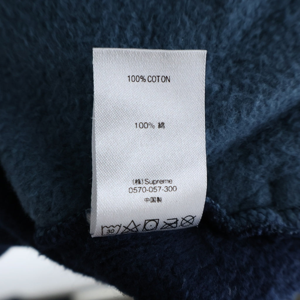 SUPREME(シュプリーム) 18AW Speedway Half Zip Sweatshirt スピードウェイ ハーフジップ スウェットシャツ ブルー