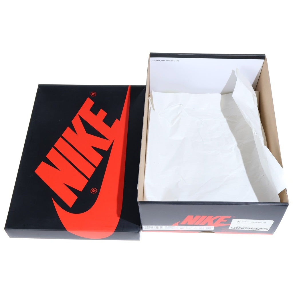 NIKE(ナイキ) AIR JORDAN 1 RETRO HIGH OG BLACK GYM RED 555088-060 エアジョーダン1 レトロ ハイカットスニーカー ブラック US10.5/28.5cm