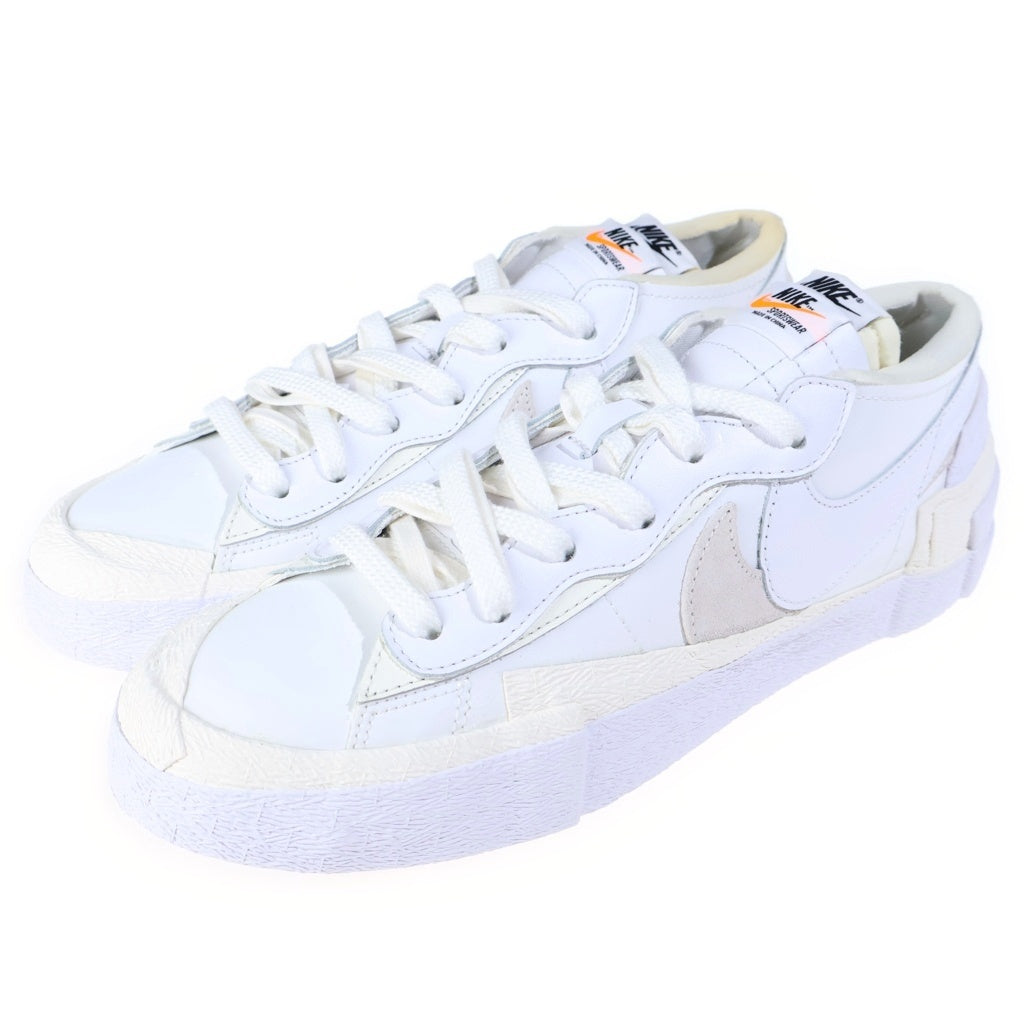 NIKE(ナイキ) ×SACAI BLAZER LOW DM6443-100 サカイ ブレザー ローカットスニーカー ホワイト US10/28cm