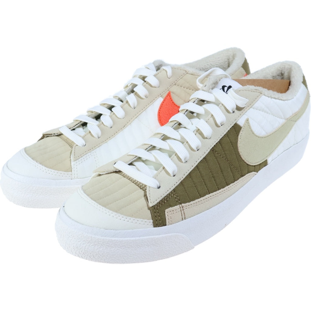 NIKE(ナイキ) BLAZER LOW 77 PATCHWORK QUILT DD8026-100 ブレザー77 LX パッチワークキルト ローカットスニーカー ホワイト/ベージュ US10/28cm