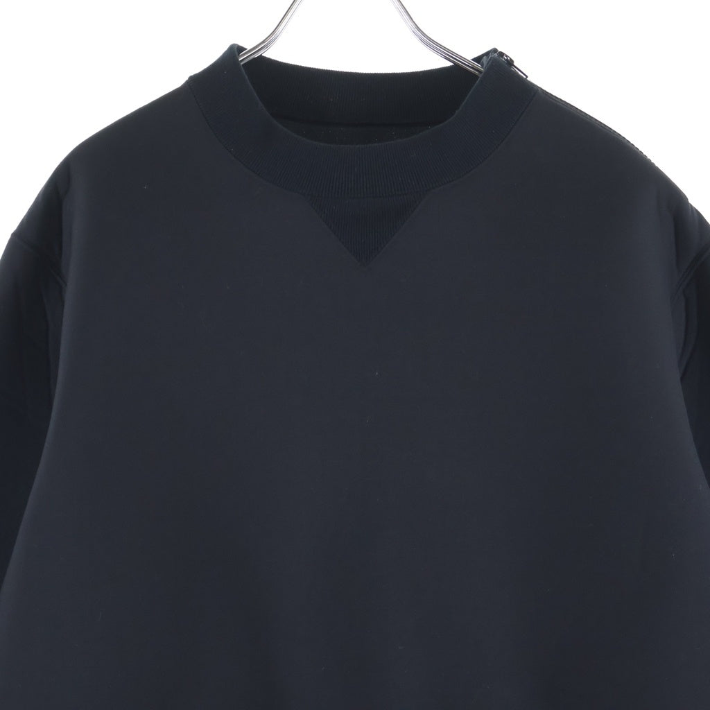Sacai(サカイ) 23SS Suiting Bonding Pullover スーチングボンディングプルオーバー スウェットシャツ ブラック 23-03120M