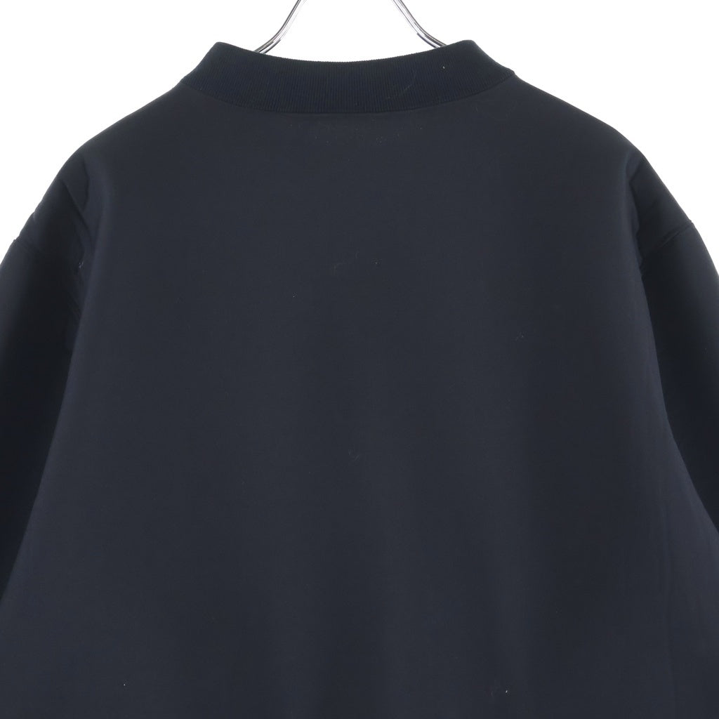 Sacai(サカイ) 23SS Suiting Bonding Pullover スーチングボンディングプルオーバー スウェットシャツ ブラック 23-03120M