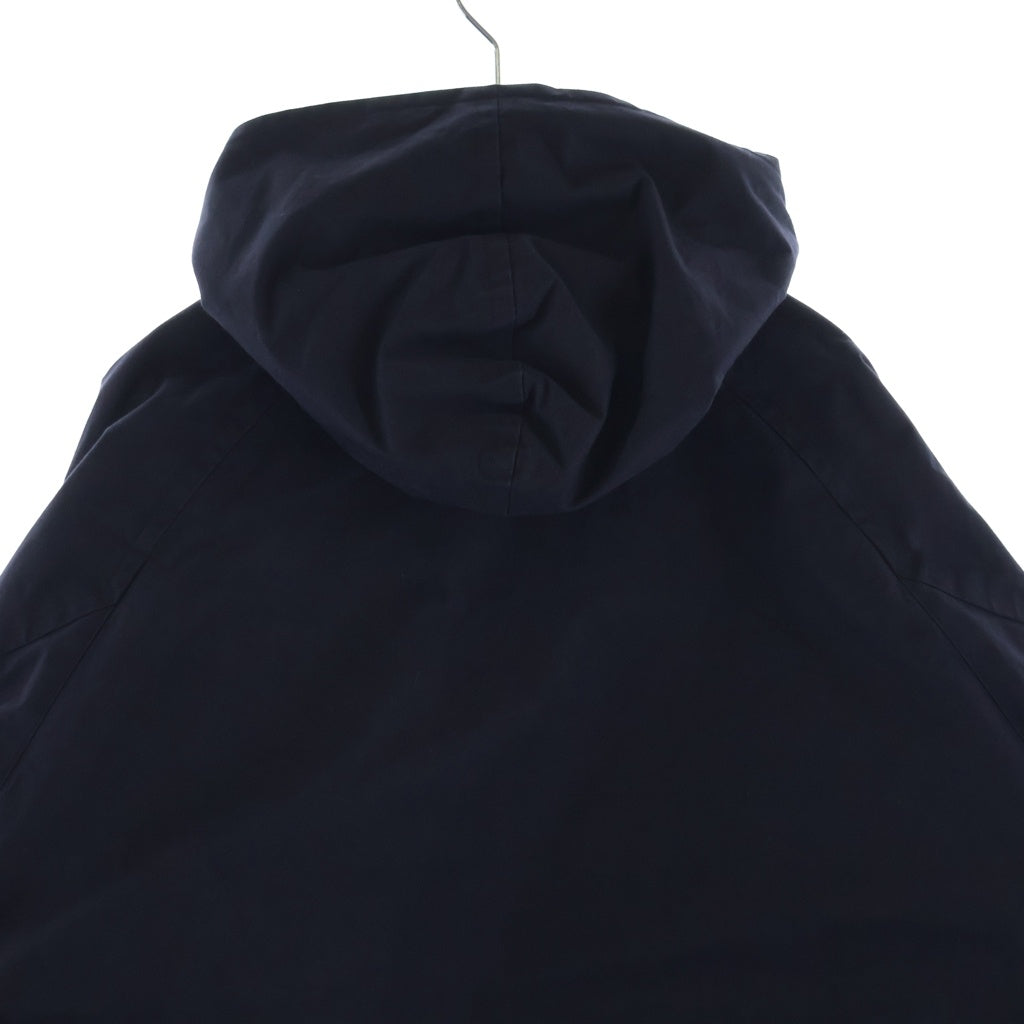 COMOLI(コモリ) 22AW コットンベンタイル フーデッドコート アウター ブラック W03-04012