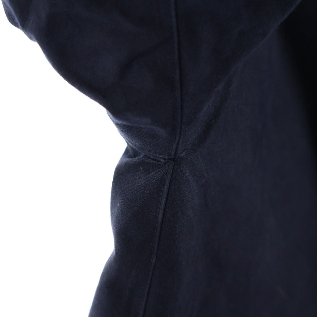 COMOLI(コモリ) 22AW コットンベンタイル フーデッドコート アウター ブラック W03-04012