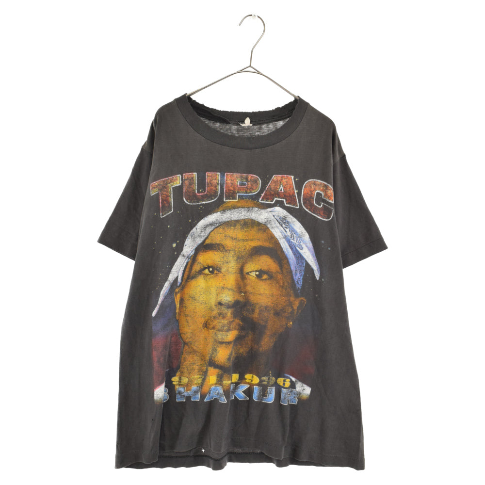 VINTAGE(ヴィンテージ) 90s 2PAC MAKAVELI AGAINST ALL ODDS RAP TEE ツーパック マキャベリック アゲインストオールオッズ Tシャツ ブラック