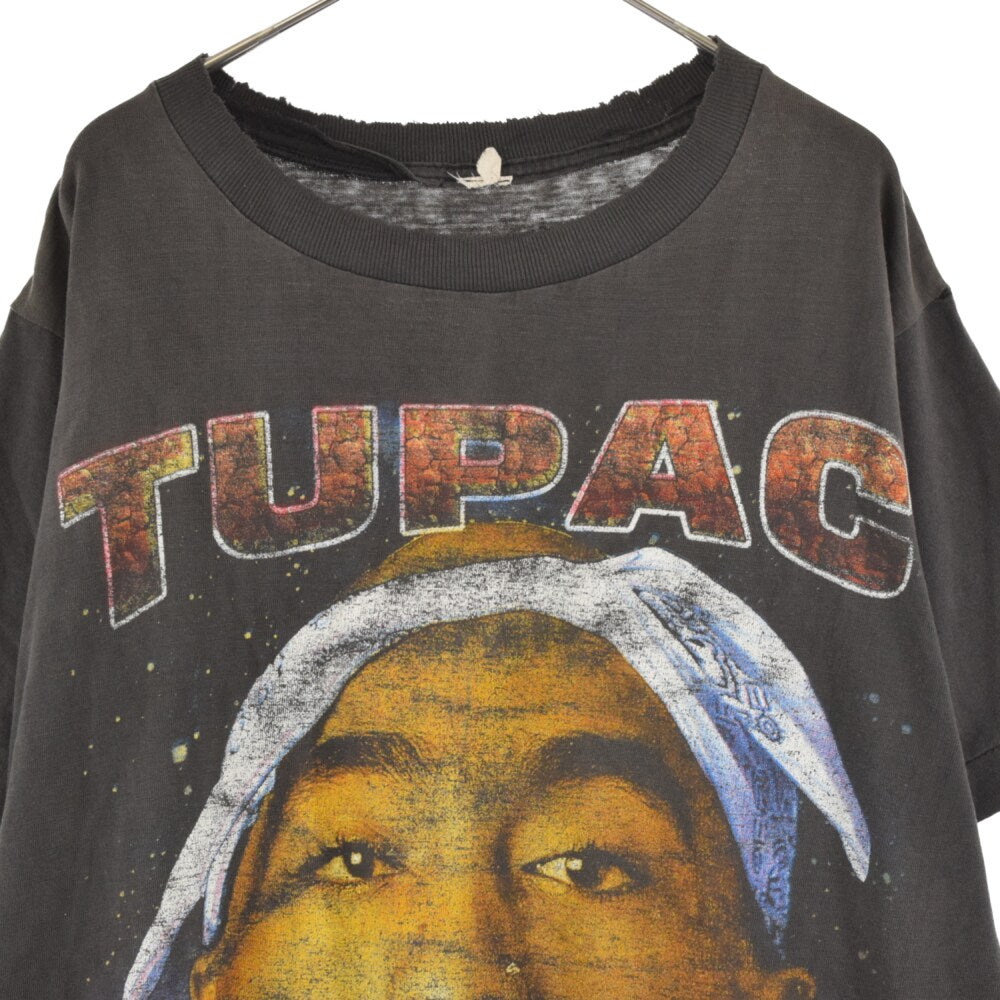 VINTAGE(ヴィンテージ) 90s 2PAC MAKAVELI AGAINST ALL ODDS RAP TEE ツーパック マキャベリック アゲインストオールオッズ Tシャツ ブラック
