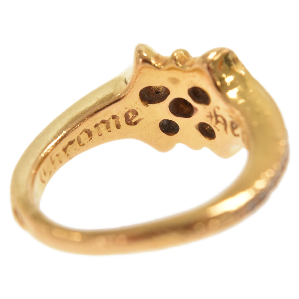 CHROME HEARTS(クロムハーツ) 22K SKT DIA P/DIA BAND サイドPAVE 1ダイヤ SKTリング ゴールド