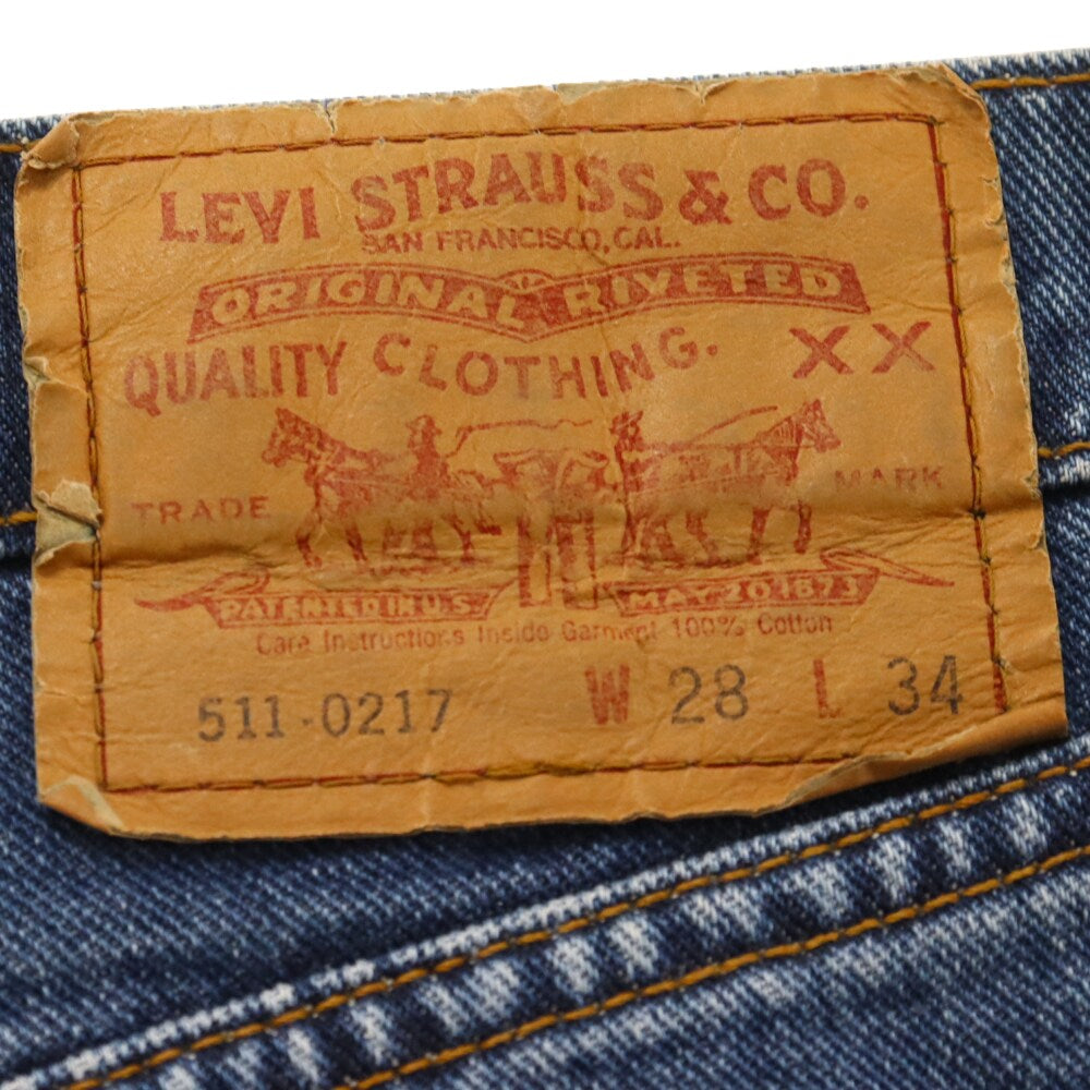 Levi's(リーバイス) 90s VINTAGE 511 ボタン裏359 デニムパンツ インディゴ 511-0217