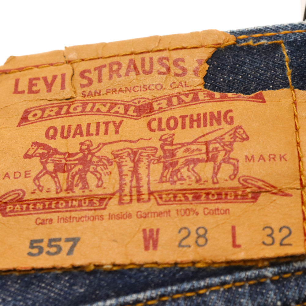 Levi's(リーバイス) 557 ボタン裏P58 ジッパーフライ デニムパンツ インディゴ