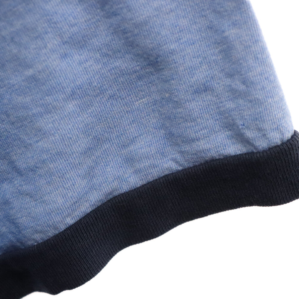 VINTAGE(ヴィンテージ) 90-00S Mega Man ロックマン メガマン プリント 半袖Tシャツ リンガーTシャツ ブルー