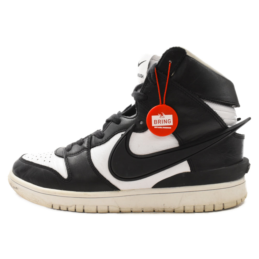 NIKE(ナイキ) ×AMBUSH DUNK HIGH AMBUSH×アンブッシュ ダンク ハイカットスニーカー ブラック/ホワイト US8/26.0cm CU7544-001