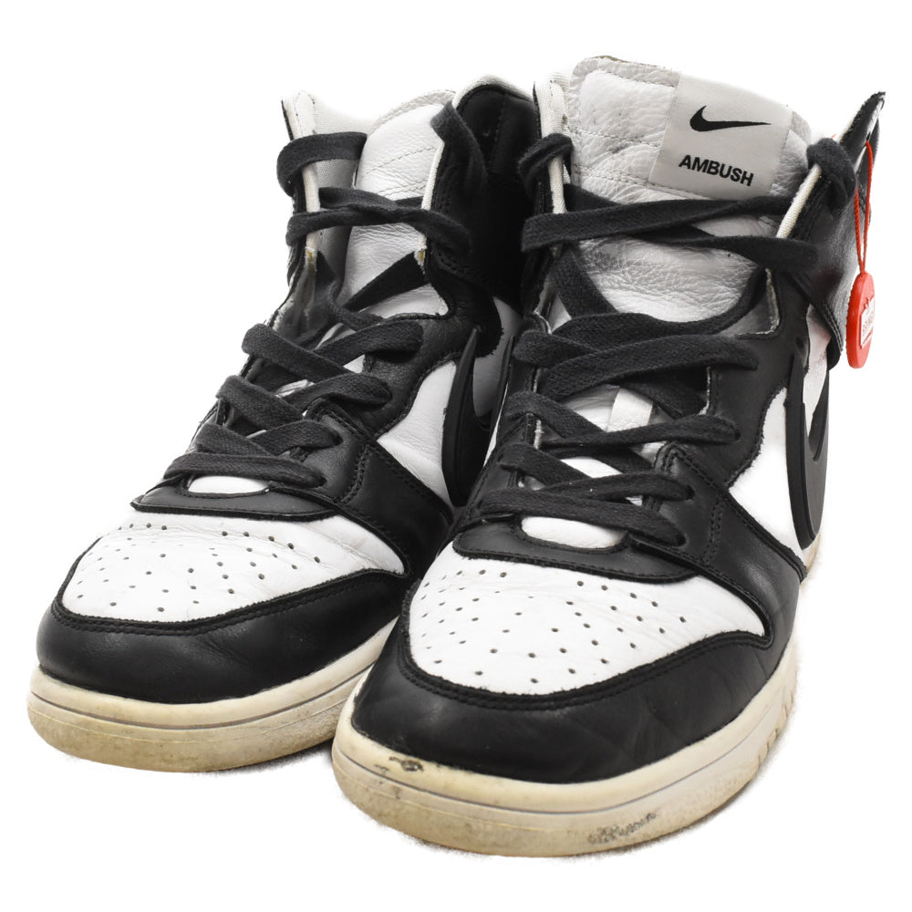 NIKE(ナイキ) ×AMBUSH DUNK HIGH AMBUSH×アンブッシュ ダンク ハイカットスニーカー ブラック/ホワイト US8/26.0cm CU7544-001