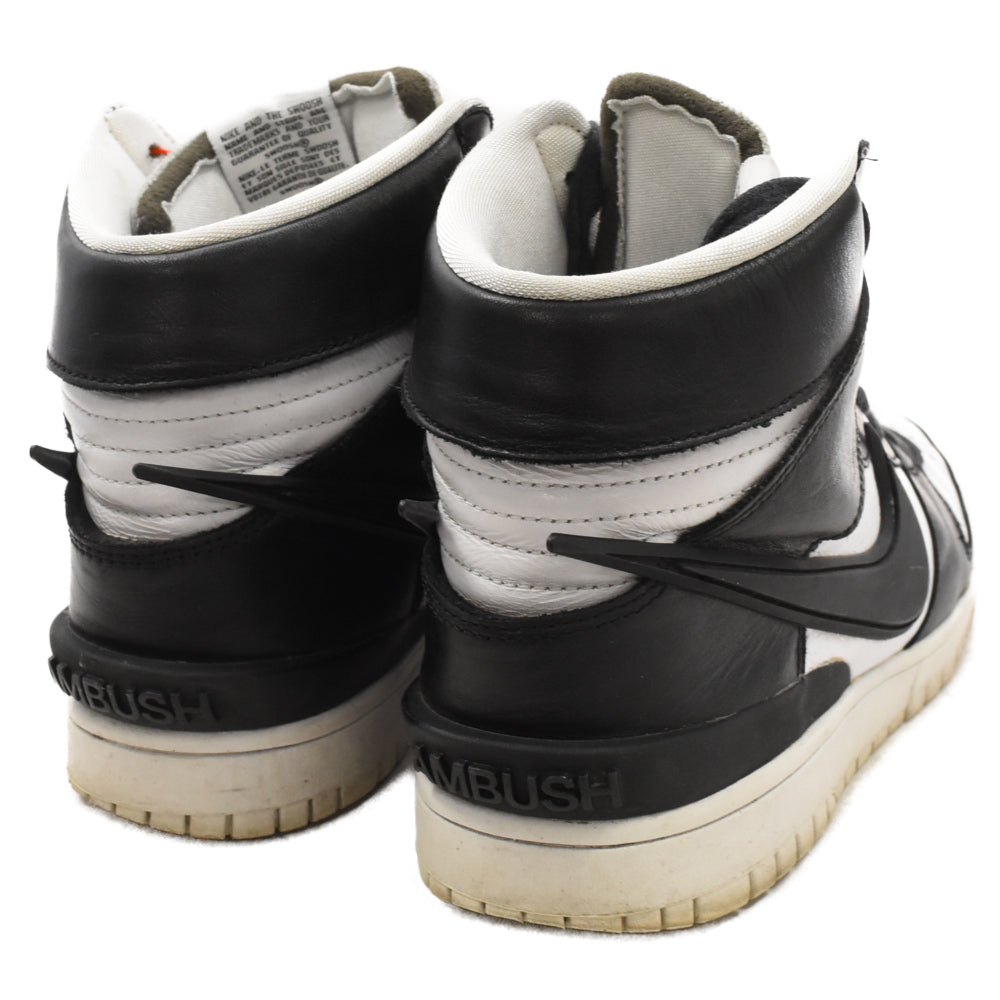 NIKE(ナイキ) ×AMBUSH DUNK HIGH AMBUSH×アンブッシュ ダンク ハイカットスニーカー ブラック/ホワイト US8/26.0cm CU7544-001