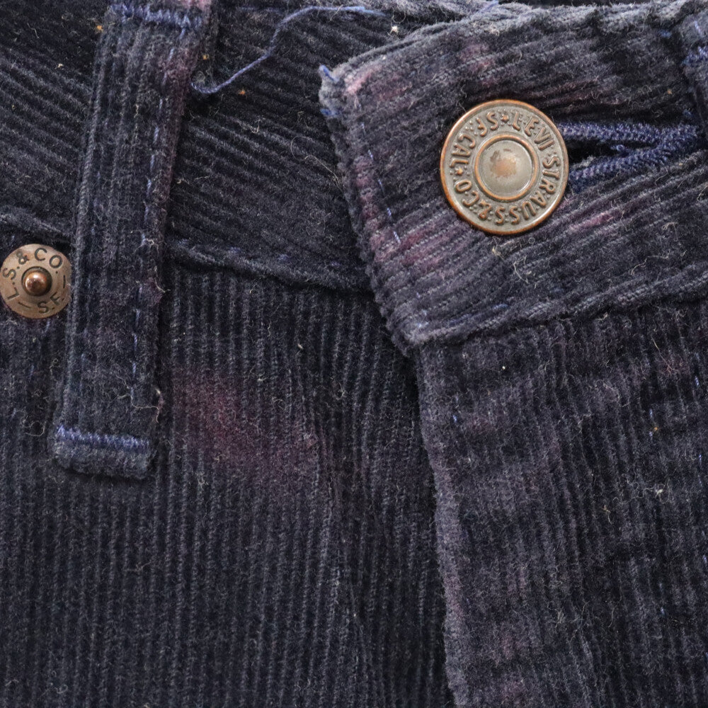 Levi's(リーバイス) 90S VINTAGE ヴィンテージ 515 日本製 ボタン裏J09 コーデュロイストレートデニムパンツ ネイビー W515-1517