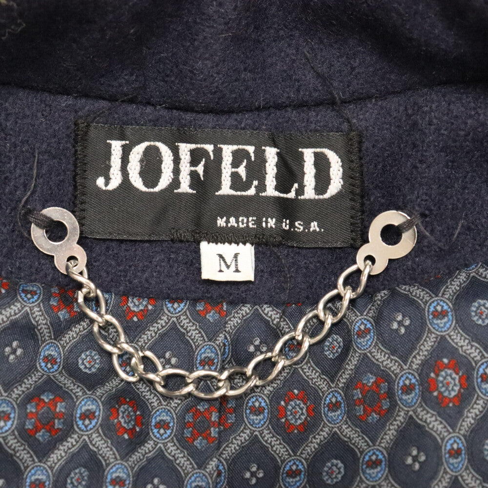 VINTAGE(ヴィンテージ) 80S JOFELD 変形切り替え ウール コート ネイビー レディース