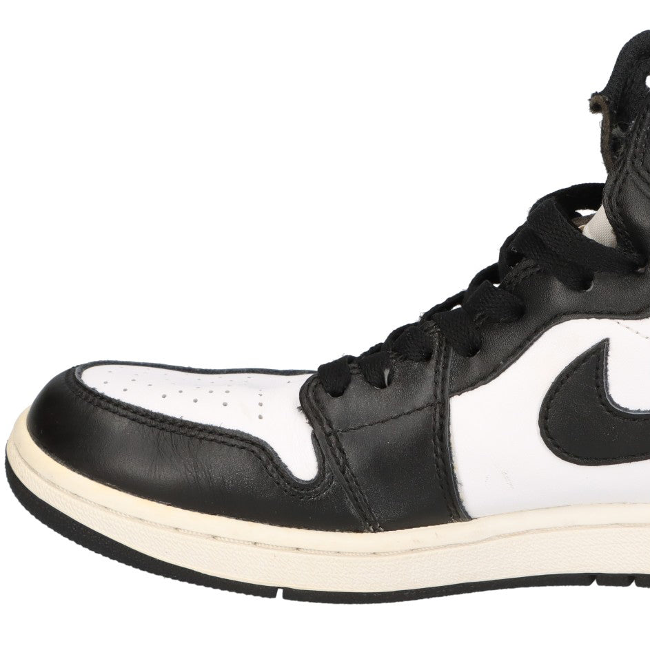 NIKE(ナイキ) エアジョーダン1レトロブラックアンドホワイトハイカットスニーカー ホワイト/ブラック US8.5/26.5cm 555088-010