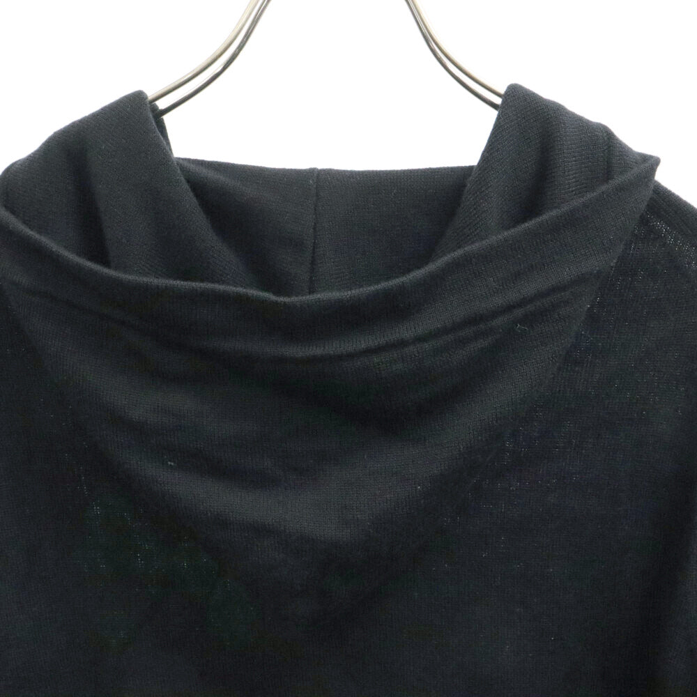 SOPHNET.(ソフネット) 09SS アーガイルデザイン ジップアップ ニットパーカー ブラック SOPH-091072