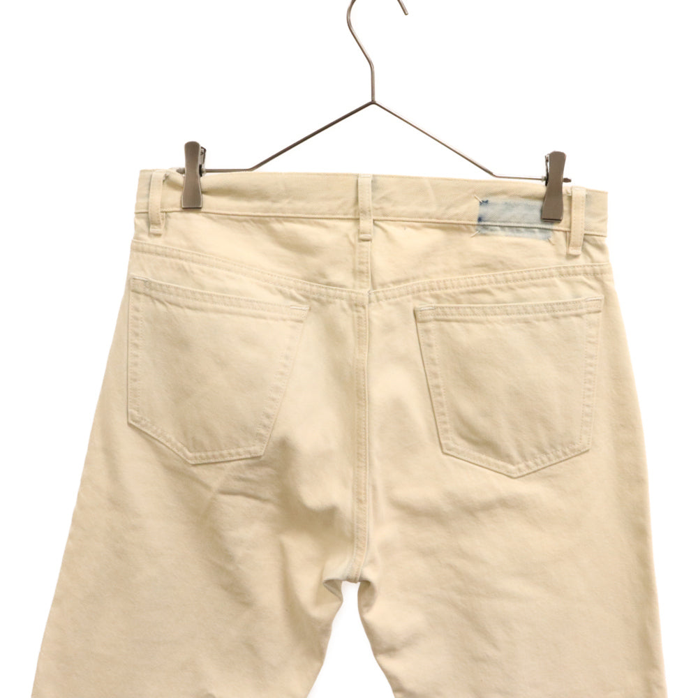 Maison Margiela(メゾンマルジェラ) 20SS BOYFRIEND JEANS STONE WASH DENIM ボーイフレンドジーンズ ストレートデニムパンツ カットオフ ホワイト S50LA0152 S30561