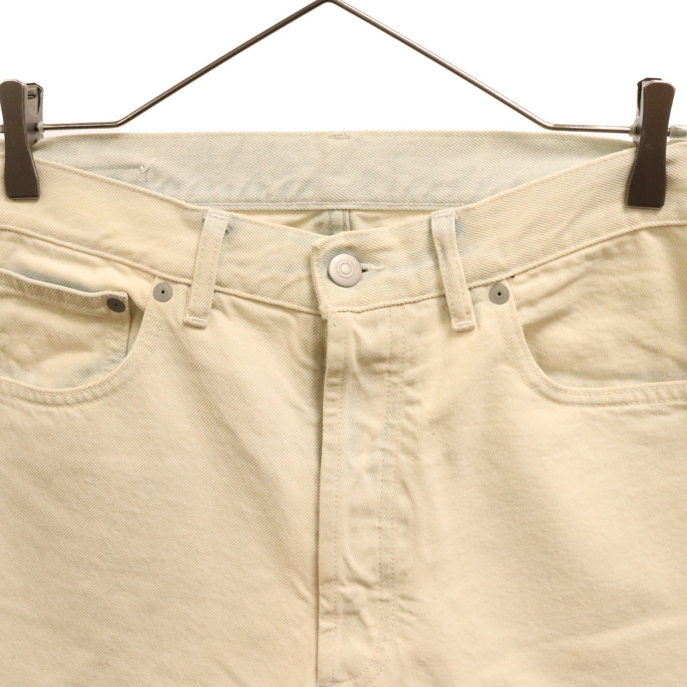 Maison Margiela(メゾンマルジェラ) 20SS BOYFRIEND JEANS STONE WASH DENIM ボーイフレンドジーンズ ストレートデニムパンツ カットオフ ホワイト S50LA0152 S30561
