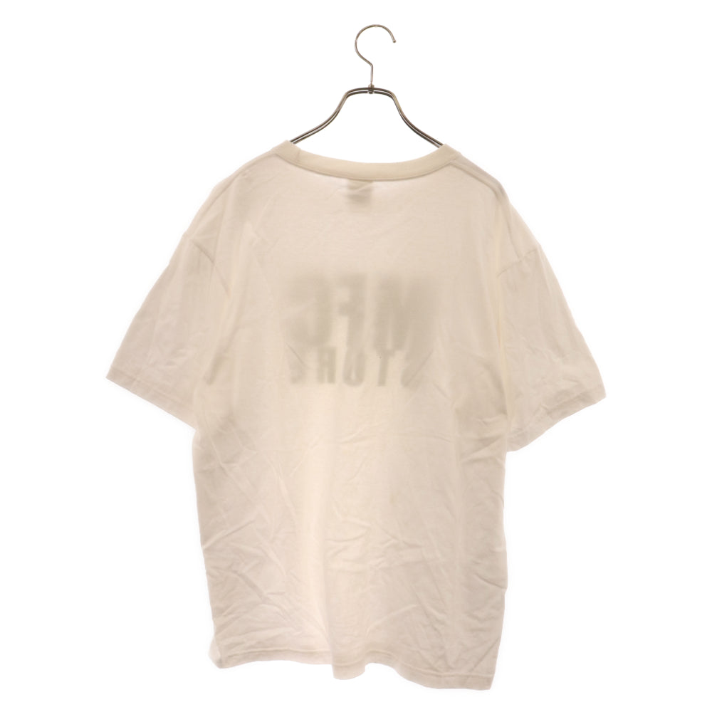 MFC STORE(エムエフシーストア) ブランド ロゴ プリント コットン 半袖Tシャツ カットソー ホワイト/グリーン