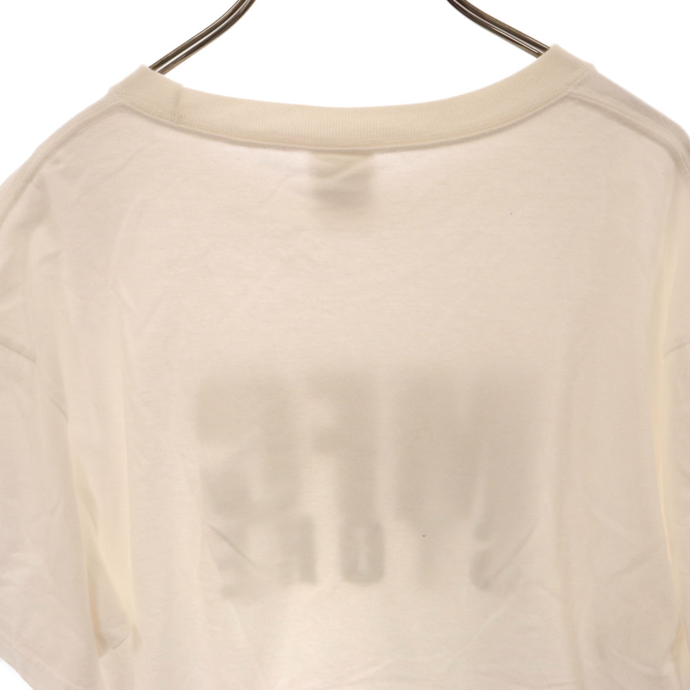MFC STORE(エムエフシーストア) ブランド ロゴ プリント コットン 半袖Tシャツ カットソー ホワイト/グリーン