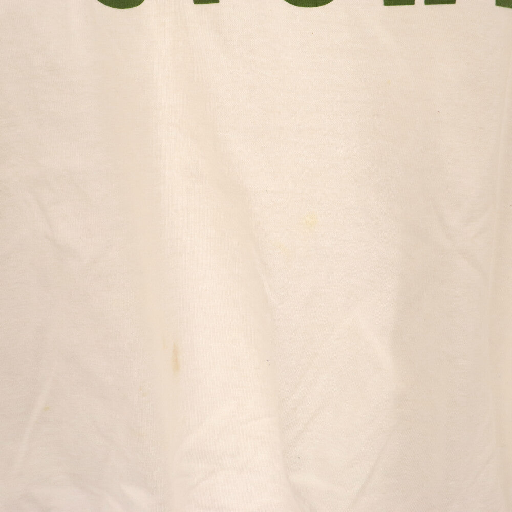 MFC STORE(エムエフシーストア) ブランド ロゴ プリント コットン 半袖Tシャツ カットソー ホワイト/グリーン