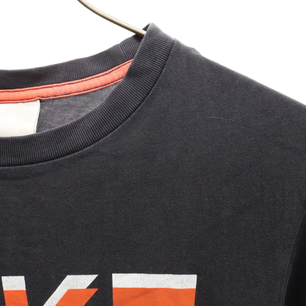 NIKE(ナイキ) 00S ロゴグラフィック プリント クルーネック半袖Tシャツ カットソー ブラック