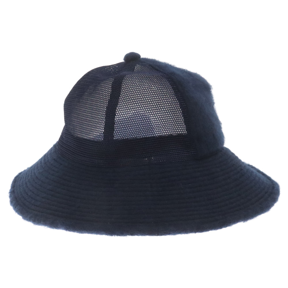 FACETASM(ファセッタズム) メッシュ切替 ウールハット 帽子 ネイビー HR-CAP-U01