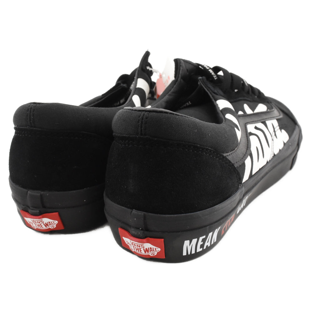 VANS(ヴァンズ) × PATTA x BEAMS OLD SKOOL MEAN EYED CAT パタ ビームス 別注 オールドスクール ローカットスニーカー ブラック US12/30cm 541140-0001