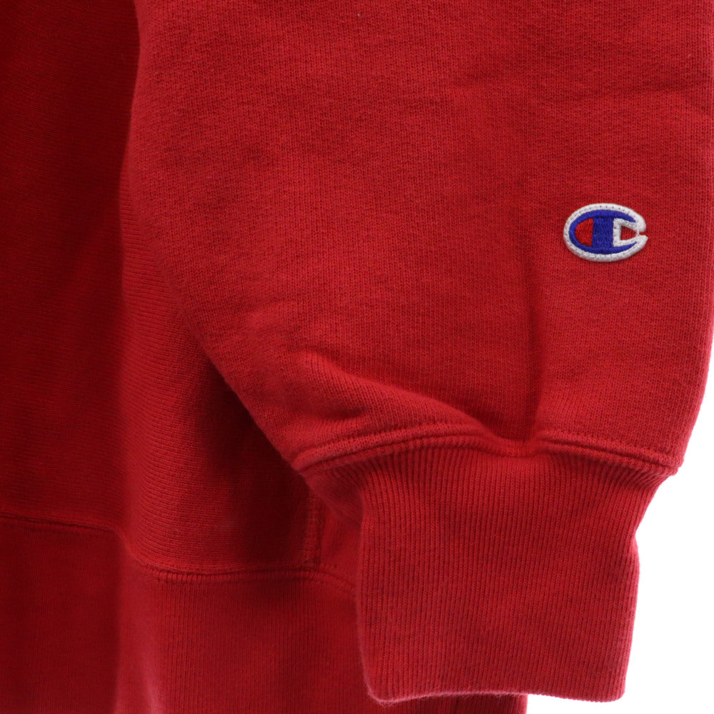 CHAMPION(チャンピオン) REVERSAE WEAVE リバースウィーブ ハーフジップ スウェットトレーナー レッド CWSW041