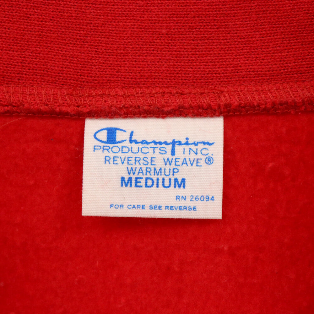 CHAMPION(チャンピオン) REVERSAE WEAVE リバースウィーブ ハーフジップ スウェットトレーナー レッド CWSW041