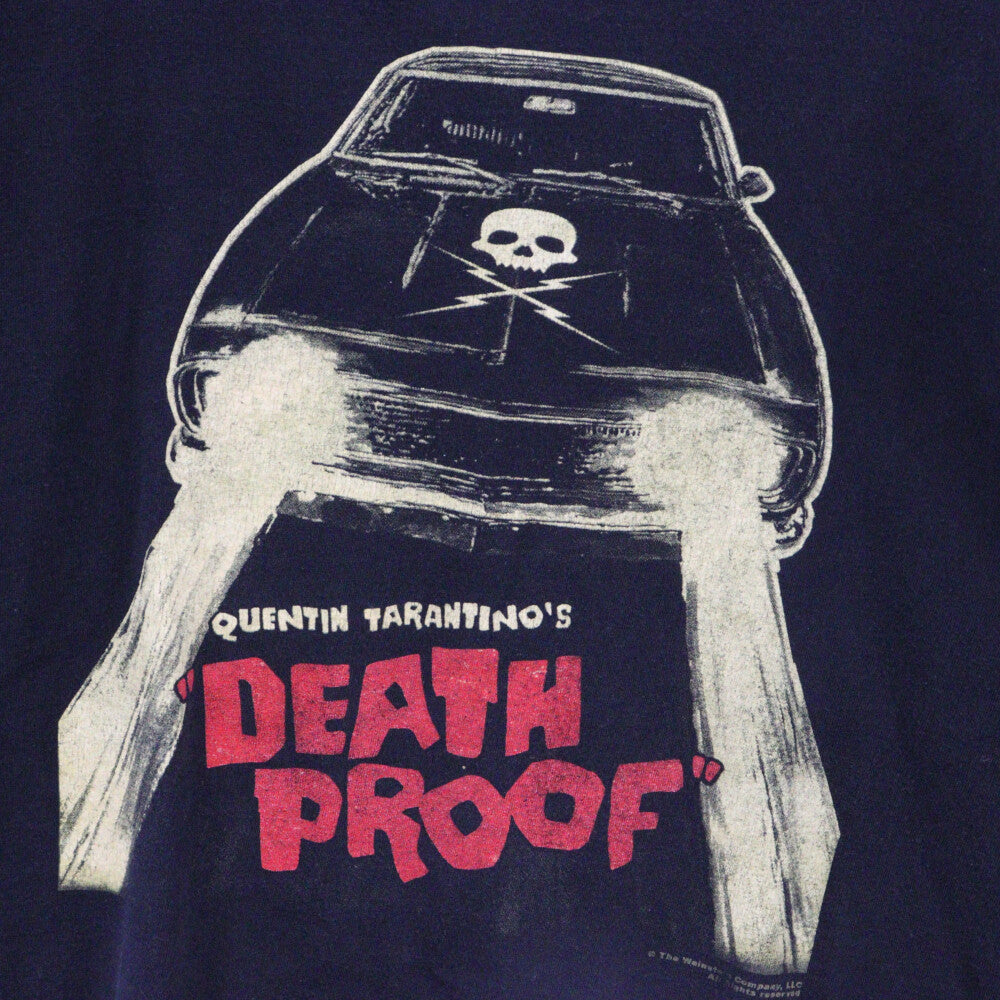 VINTAGE(ヴィンテージ) 90-00S DEATH PROOF デスプルーフ グラフィックプリント ムービー 半袖Tシャツ ブラック anvilバータグ
