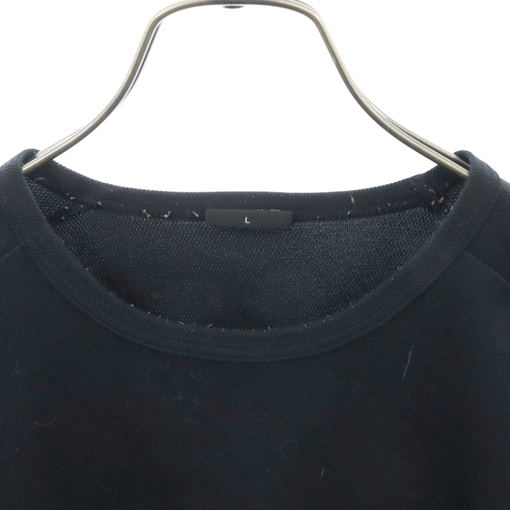 G1950(ギャラリーナインティフィフティ) ロゴプリント クルーネック 長袖カットソー Tシャツ ブラック