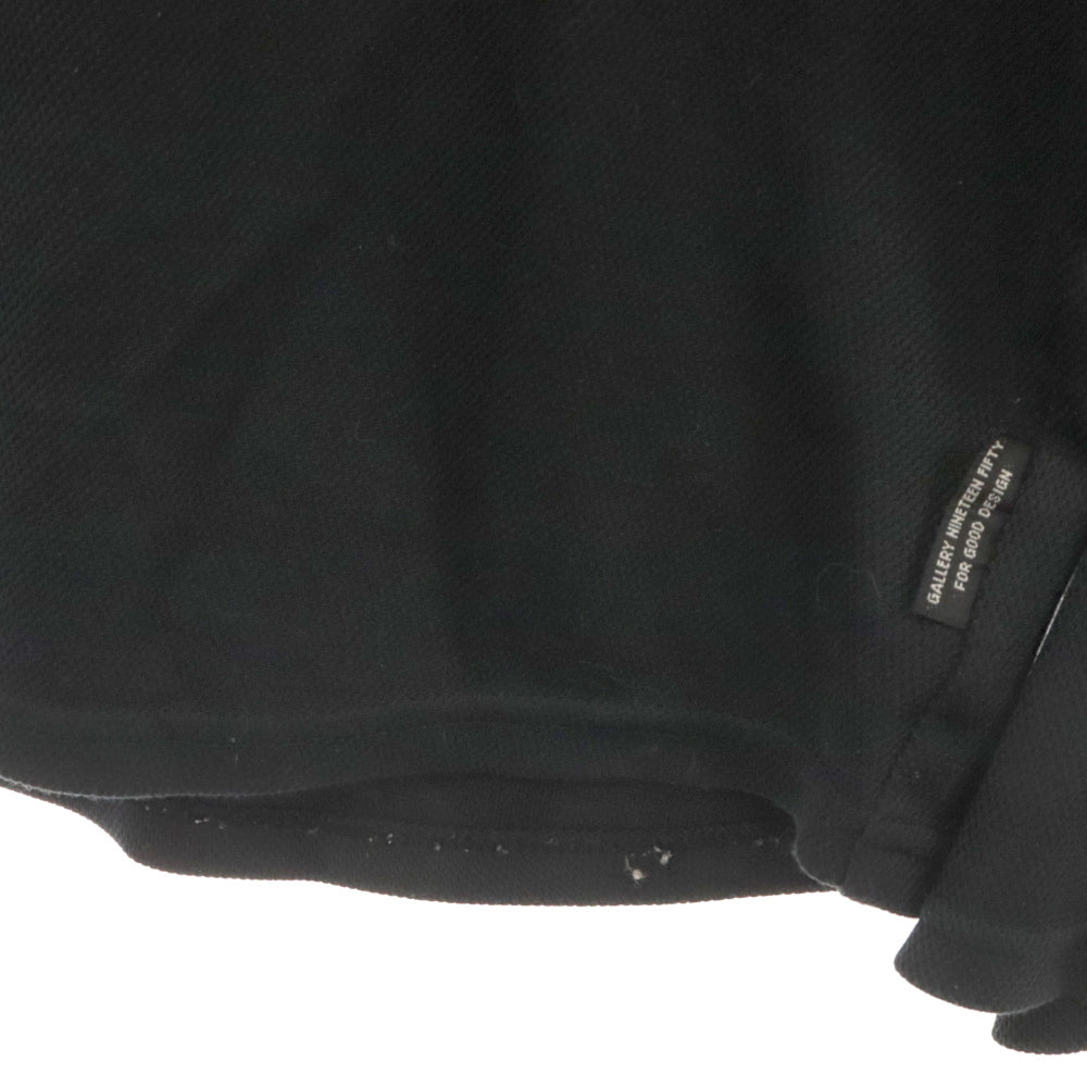 G1950(ギャラリーナインティフィフティ) ロゴプリント クルーネック 長袖カットソー Tシャツ ブラック