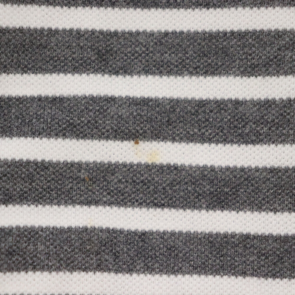 UNIFORM EXPERIMENT(ユニフォームエクスペリメント) COTTON SEED STITCH BORDER S/S POLO ボーダー鹿の子 半袖 ポロシャツ UE-110067